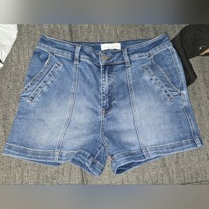 Blue Denim Jean Shorts